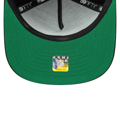 This is a Las Vegas Raiders Flat Black 59FIFTY A-Frame Fitted Cap 2