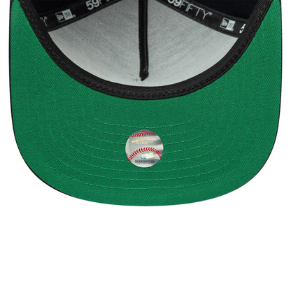 This is a New York Yankees Flat Navy 59FIFTY A-Frame Fitted Cap 2