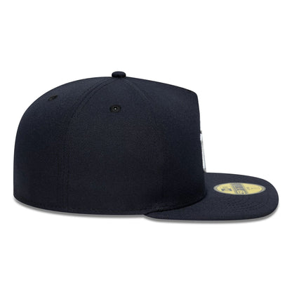This is a New York Yankees Flat Navy 59FIFTY A-Frame Fitted Cap 6
