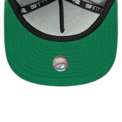 This is a LA Dodgers Flat Grey 59FIFTY A-Frame Fitted Cap 2