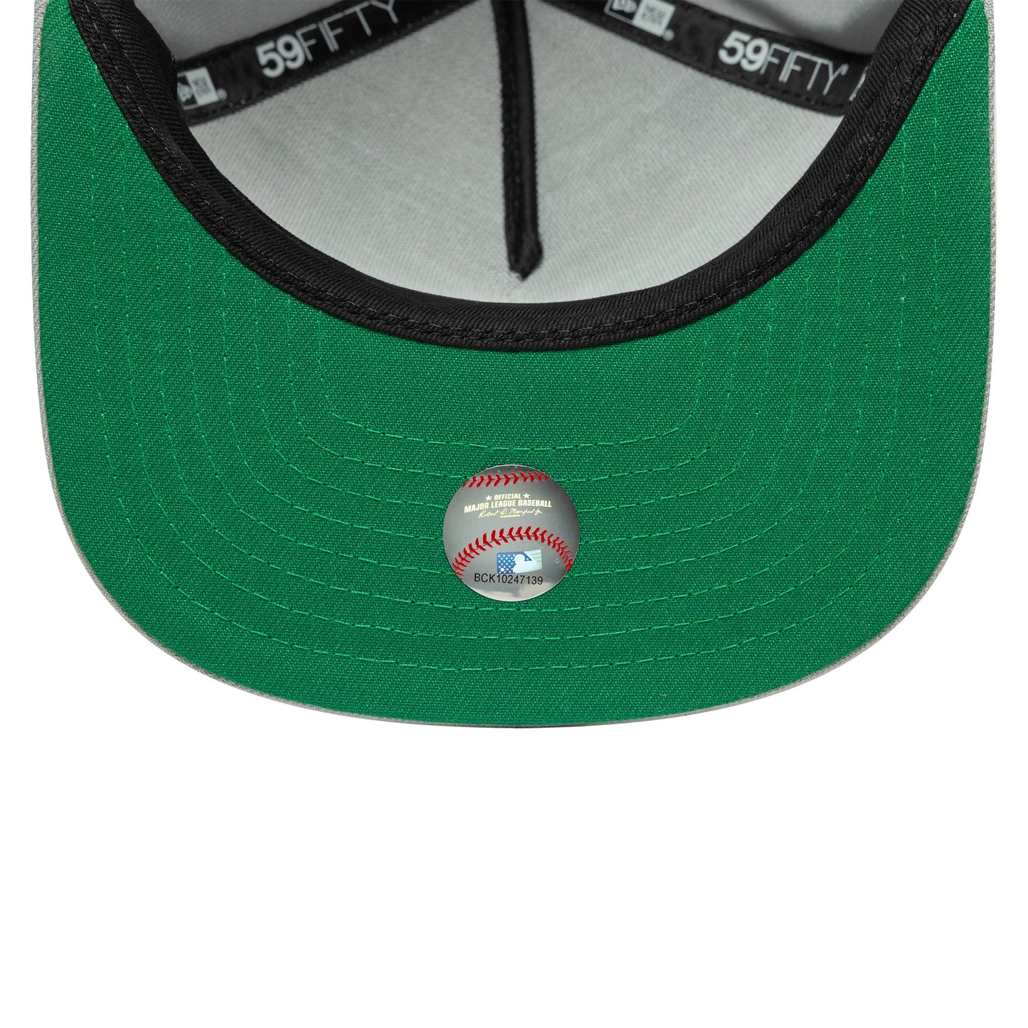 This is a LA Dodgers Flat Grey 59FIFTY A-Frame Fitted Cap 2