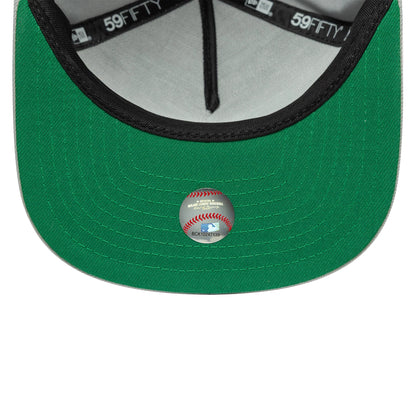This is a LA Dodgers Flat Grey 59FIFTY A-Frame Fitted Cap 2