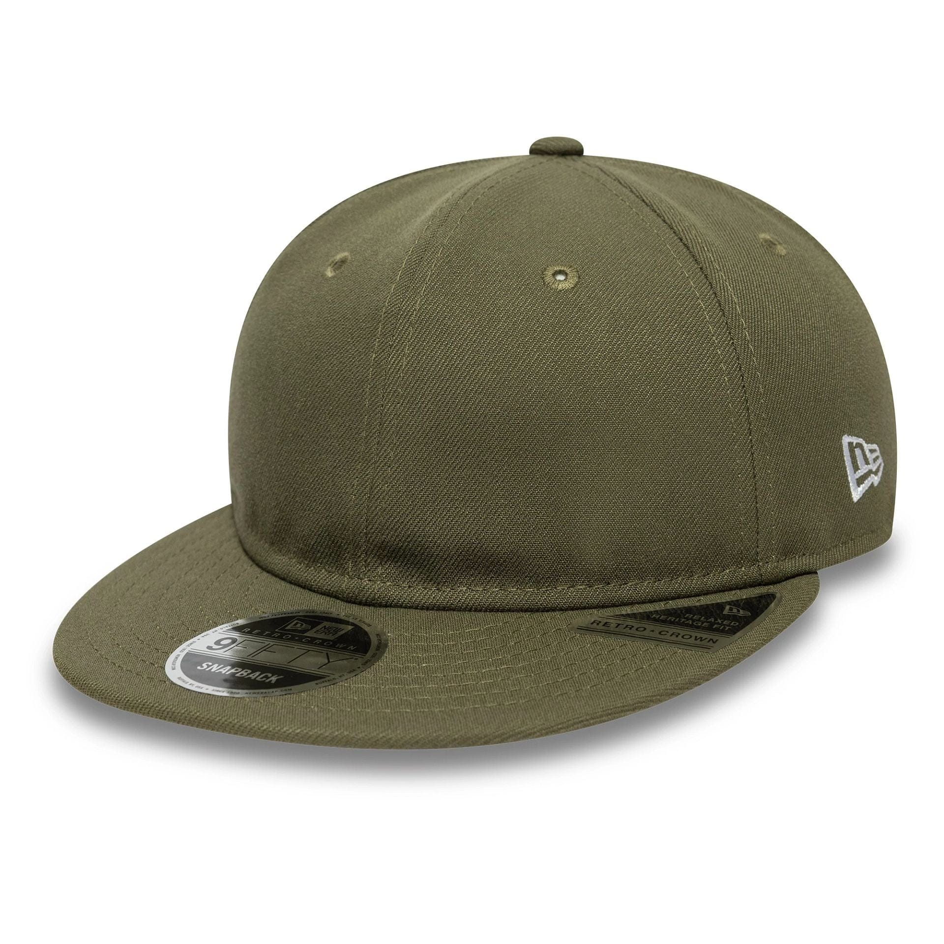 This is a New Era Green Retro Crown 9FIFTY Snapback Adjustable Cap 1