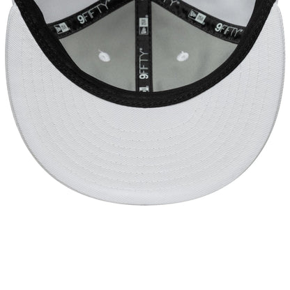 This is a New Era White Retro Crown 9FIFTY Snapback Adjustable Cap 7