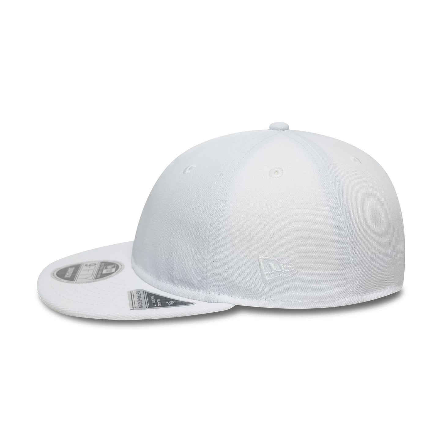 This is a New Era White Retro Crown 9FIFTY Snapback Adjustable Cap 4