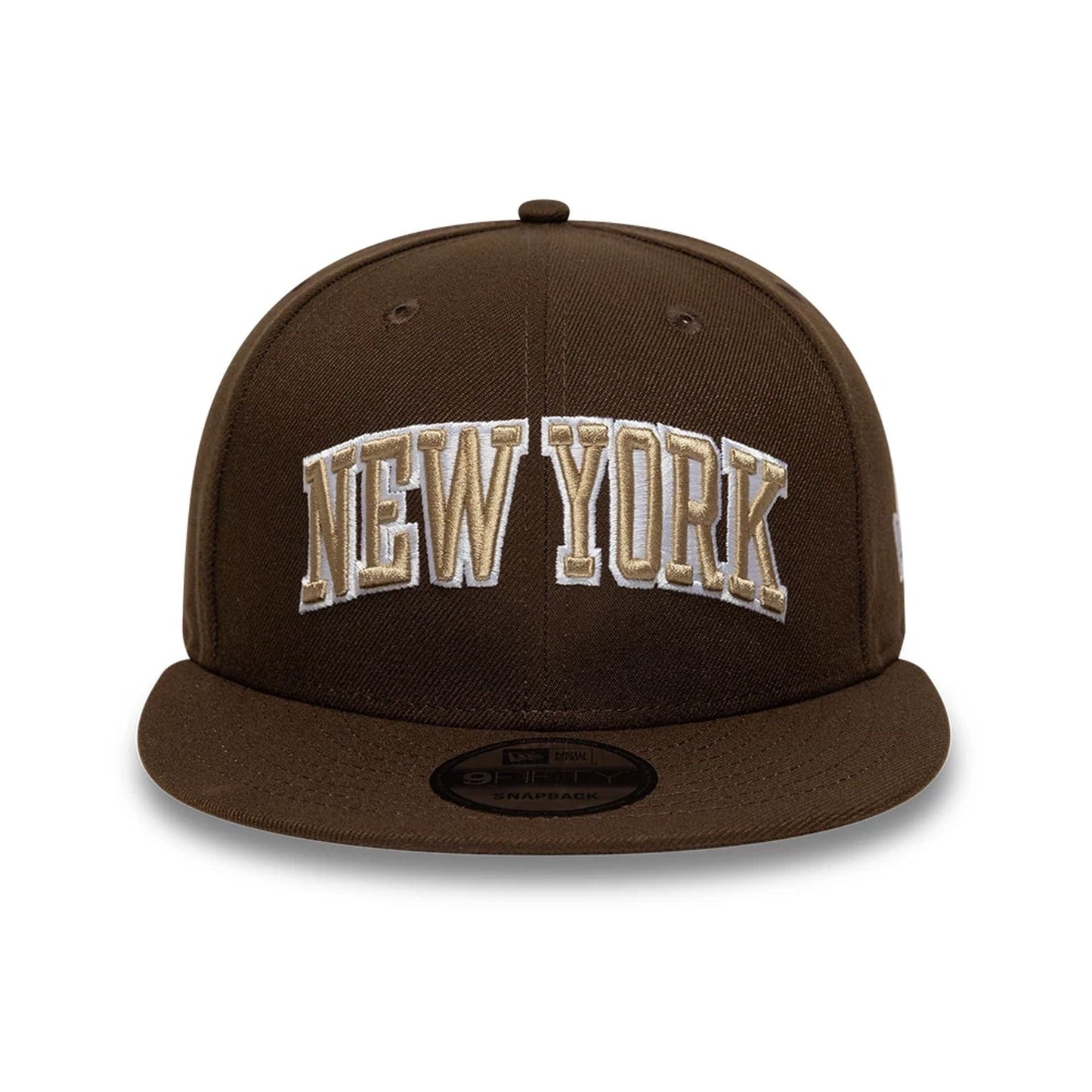 This is a New Era New York Dark Brown 9FIFTY Snapback Adjustable Cap 2