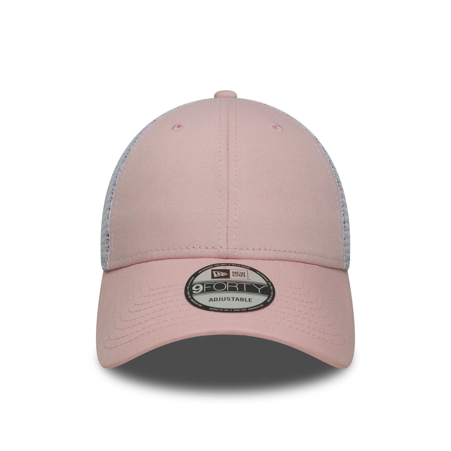 This is a New Era Pink 9FORTY Trucker Adjustable Cap 2