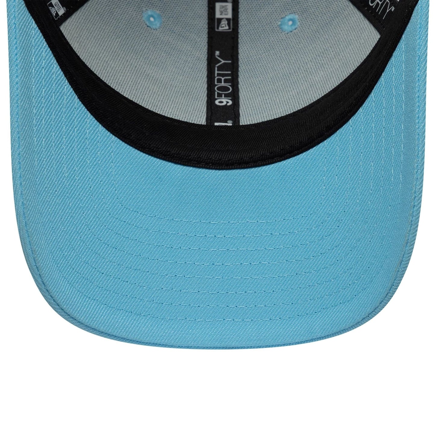 This is a New Era Pastel Blue 9FORTY Trucker Adjustable Cap 4