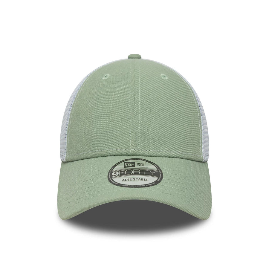 This is a New Era Green 9FORTY Trucker Adjustable Cap 2
