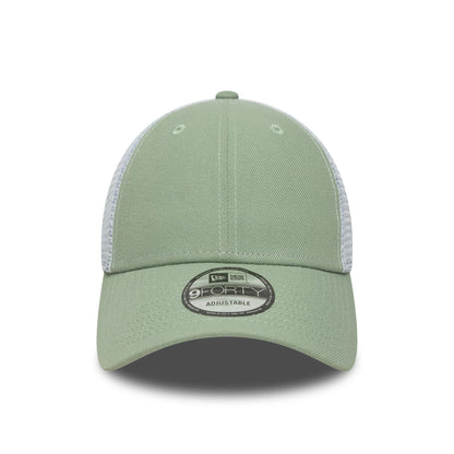 This is a New Era Green 9FORTY Trucker Adjustable Cap 2