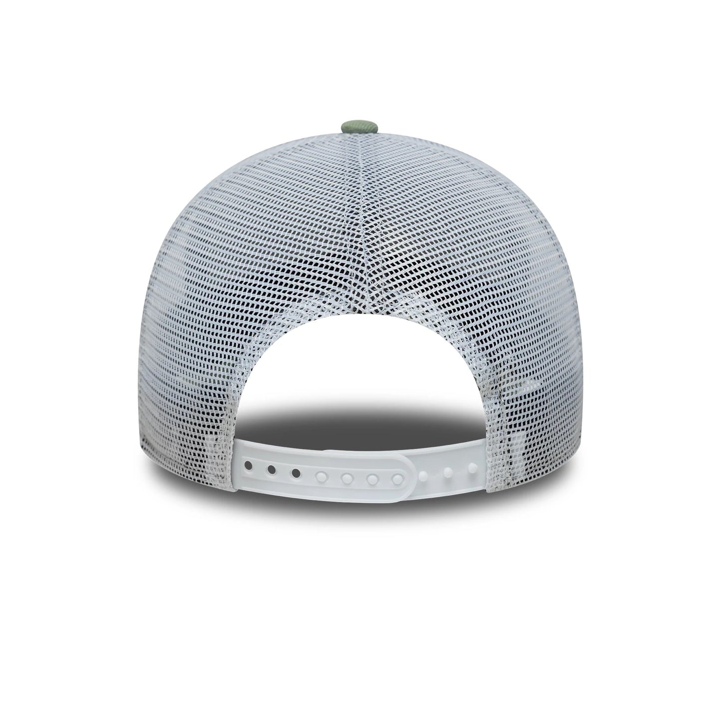 This is a New Era Green 9FORTY Trucker Adjustable Cap 6