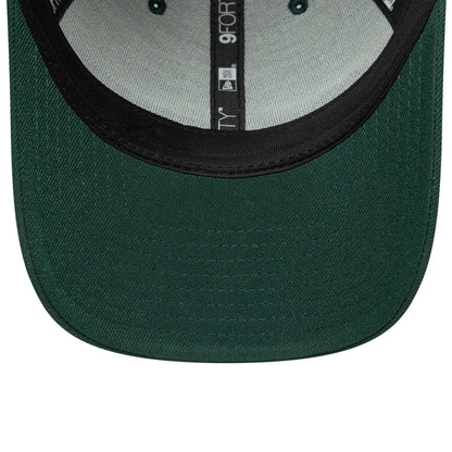 This is a New Era Dark Green 9FORTY Trucker Adjustable Cap 7
