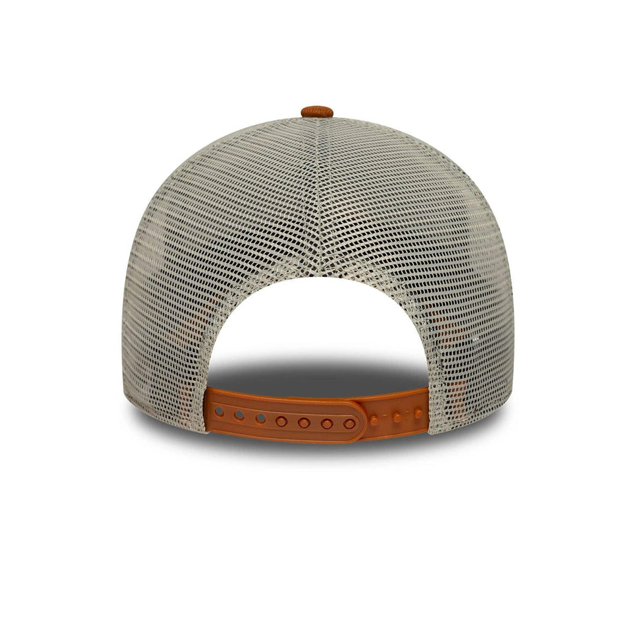 This is a New Era Brown 9FORTY Trucker Adjustable Cap 4