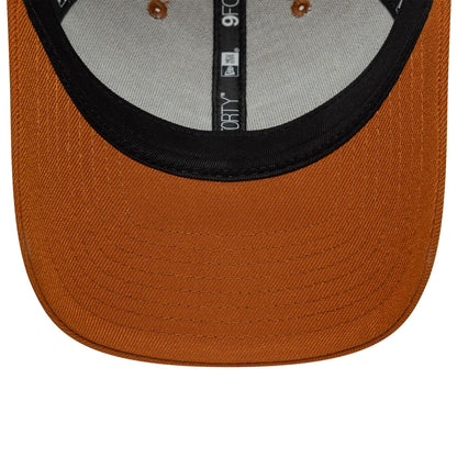 This is a New Era Brown 9FORTY Trucker Adjustable Cap 7