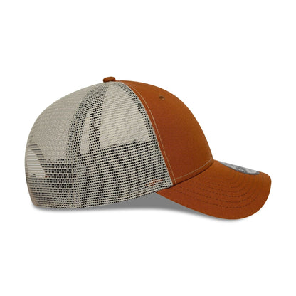 This is a New Era Brown 9FORTY Trucker Adjustable Cap 6