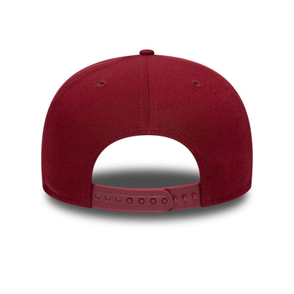 This is a New Era Dark Red 9FIFTY Snapback Adjustable Cap 6