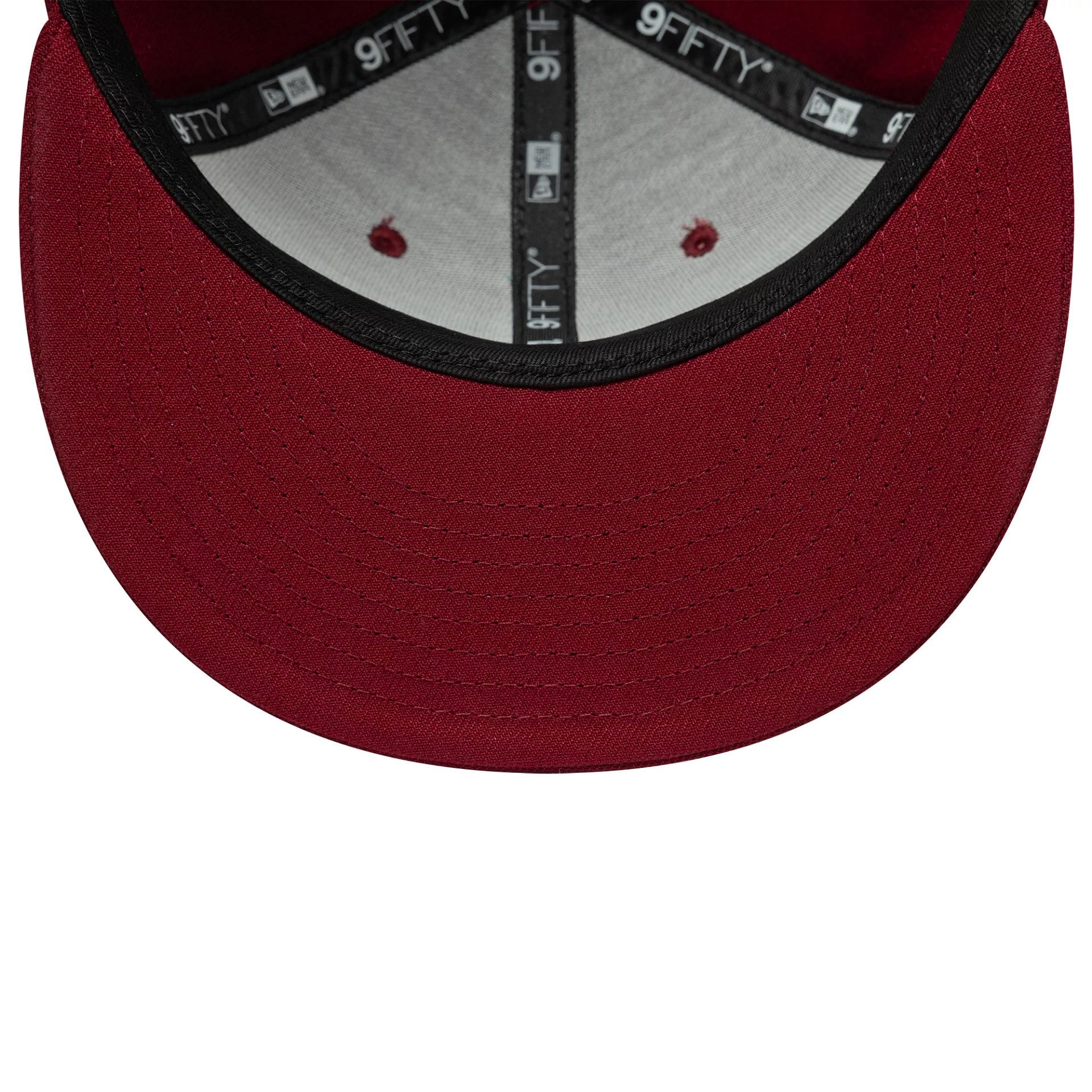 This is a New Era Dark Red 9FIFTY Snapback Adjustable Cap 7