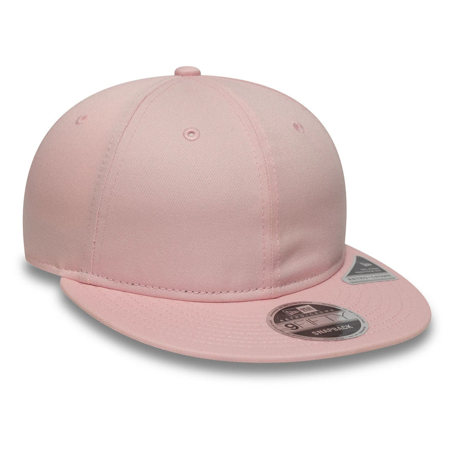 This is a New Era Pink Retro Crown 9FIFTY Snapback  Adjustable Cap 3