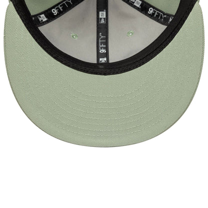 This is a New Era Green Retro Crown 9FIFTY Snapback Adjustable Cap 7