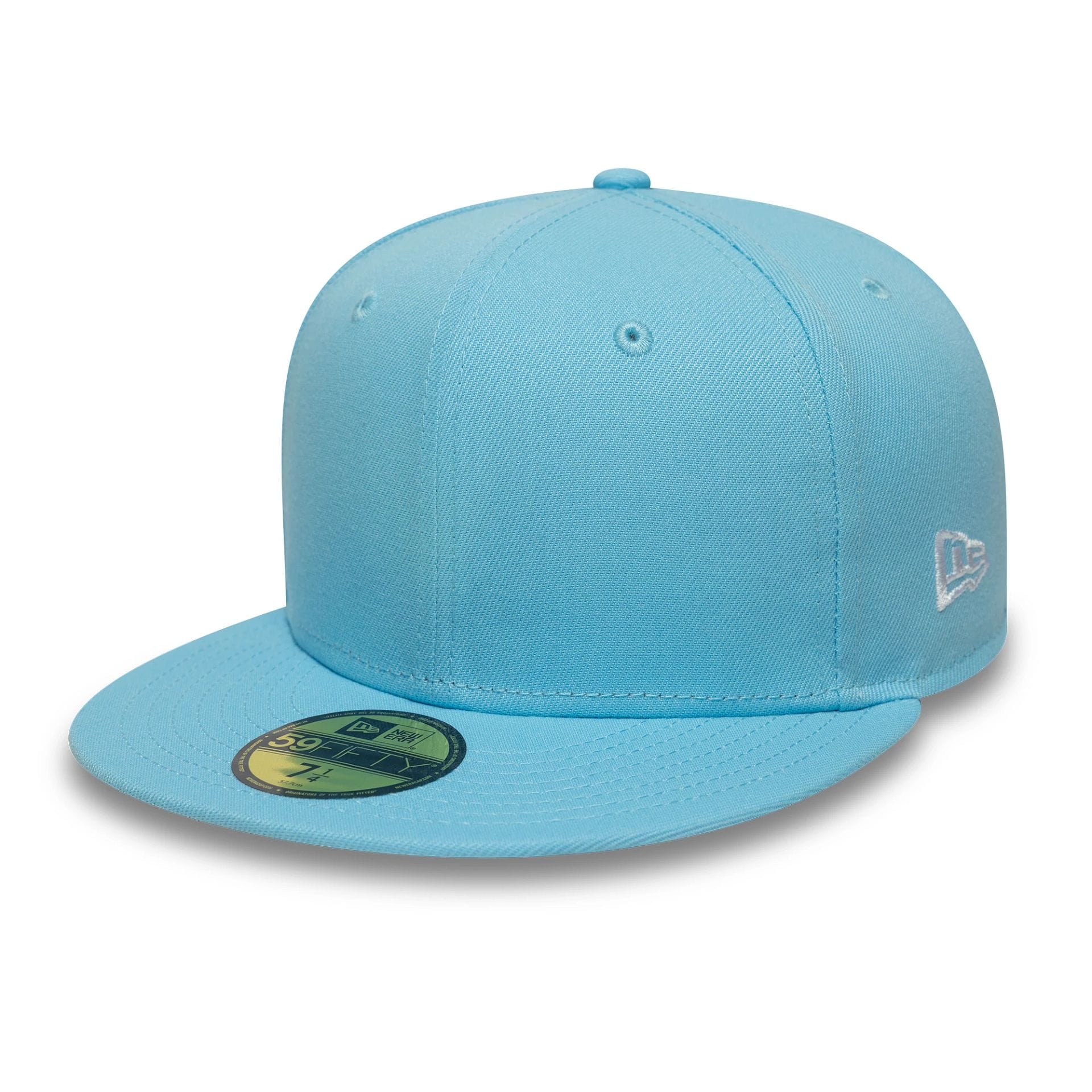 This is a New Era Pastel Blue 59FIFTY Fitted Cap 1