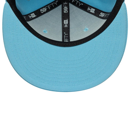 This is a New Era Pastel Blue 59FIFTY Fitted Cap 7