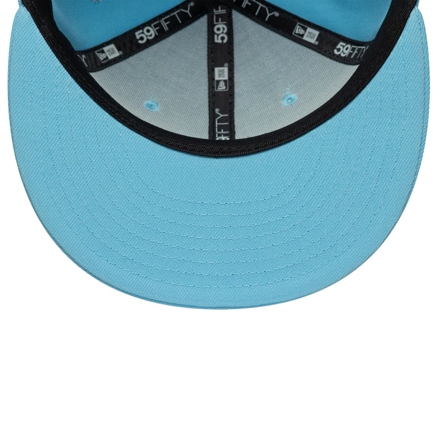 This is a New Era Pastel Blue 59FIFTY Fitted Cap 7