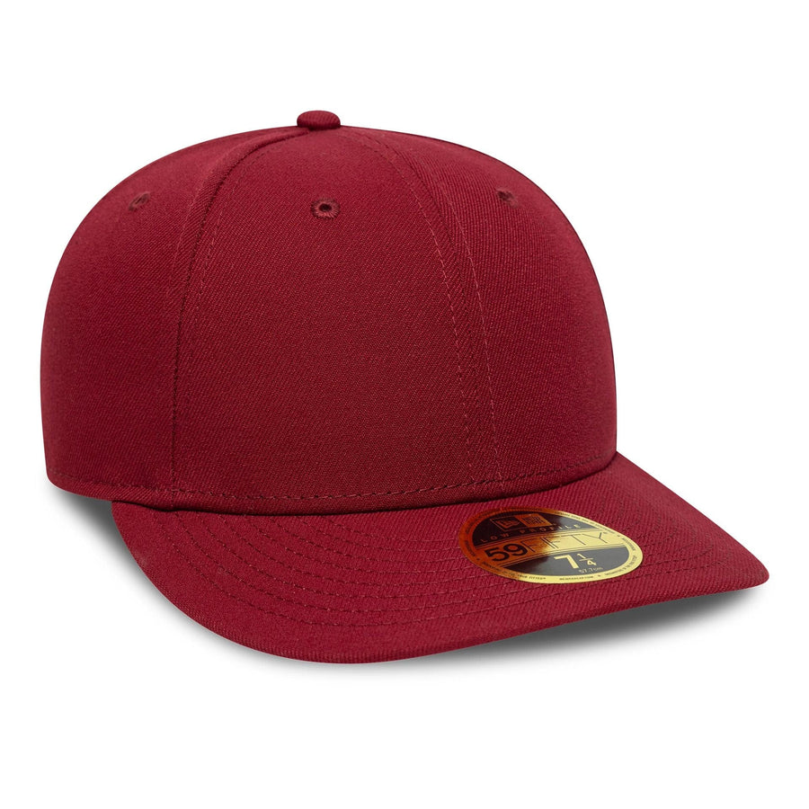 This is a New Era Dark Red Low Profile 59FIFTY Fitted Cap 3