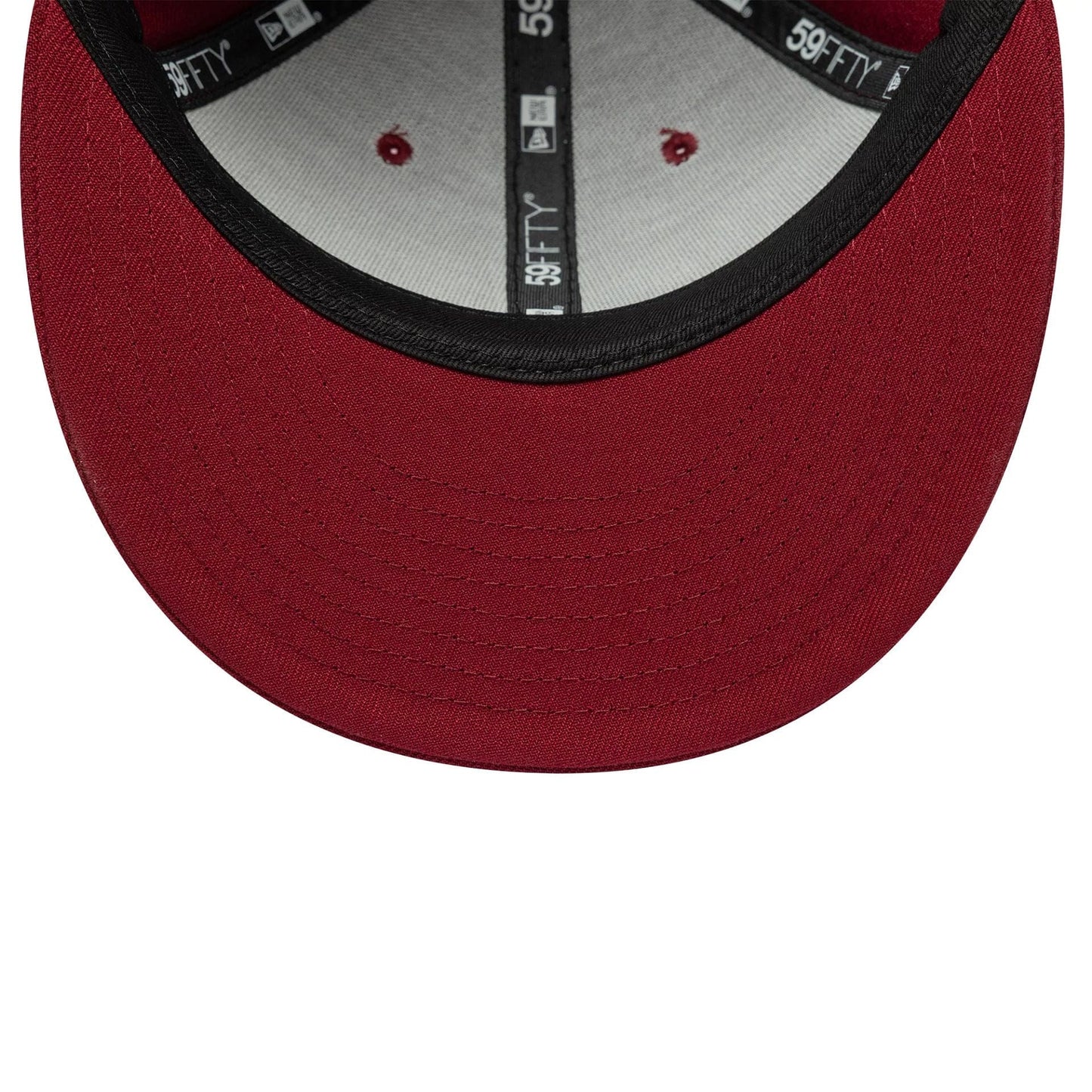 This is a New Era Dark Red Low Profile 59FIFTY Fitted Cap 7