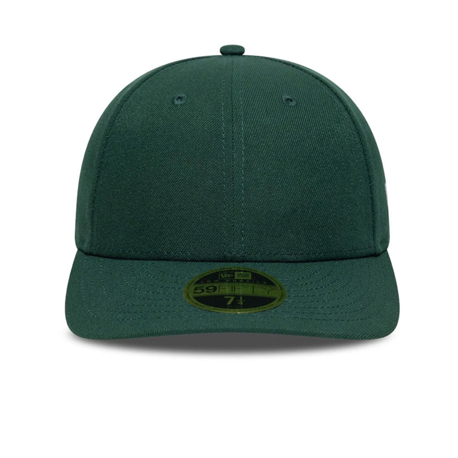 This is a New Era Dark Green Low Profile 59FIFTY Fitted Cap 2