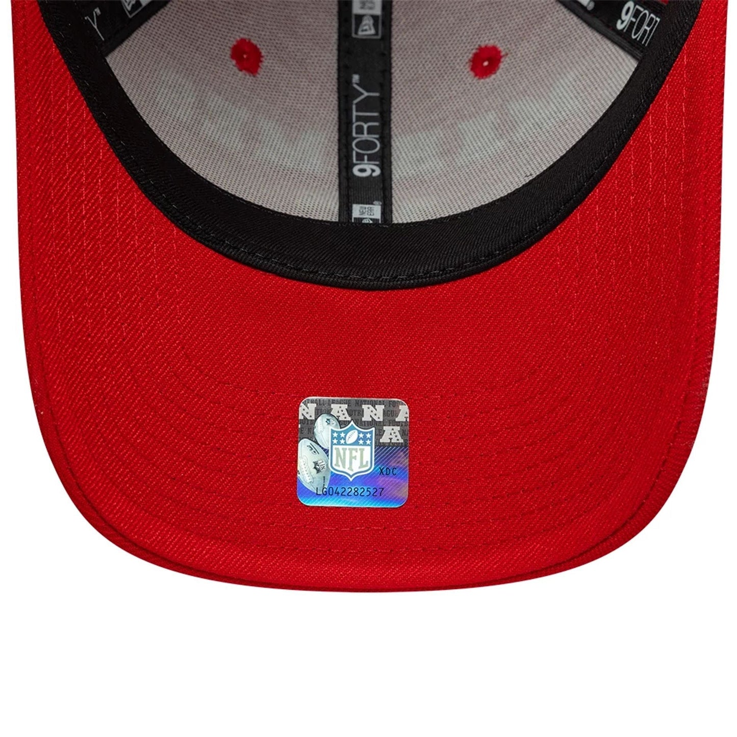 This is a Kansas City Chiefs NFL Patrick Mahomes Red 9FORTY Adjustable Cap 7