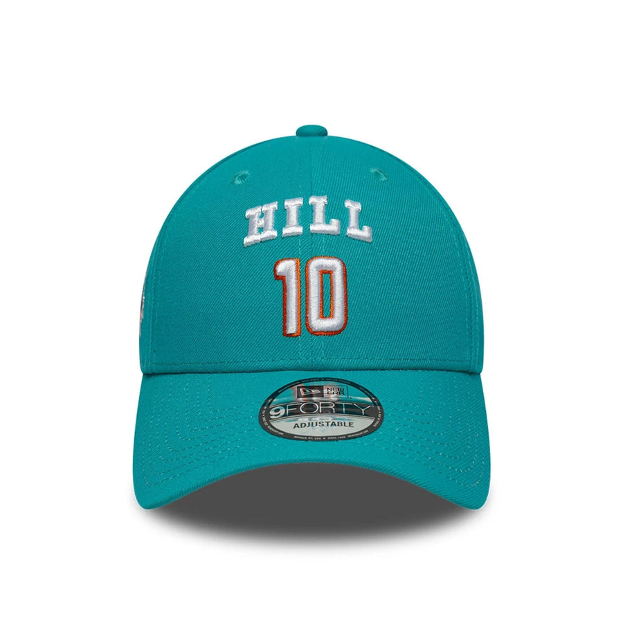 This is a Miami Dolphins NFL Tyreek Hill Turquoise 9FORTY Adjustable Cap 2