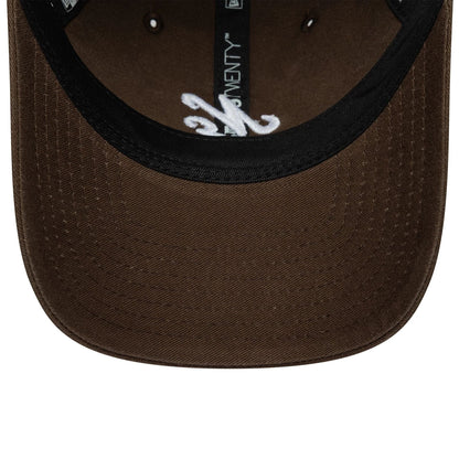 This is a New Era Dark Brown 9TWENTY Adjustable Cap 7