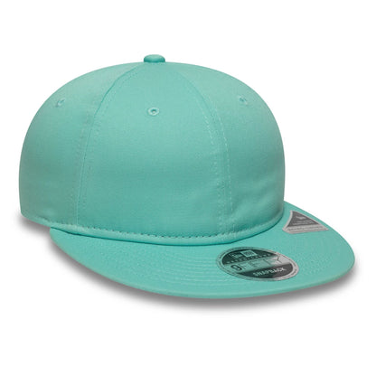 This is a New Era Turquoise Retro Crown 9FIFTY Snapback Adjustable Cap 3