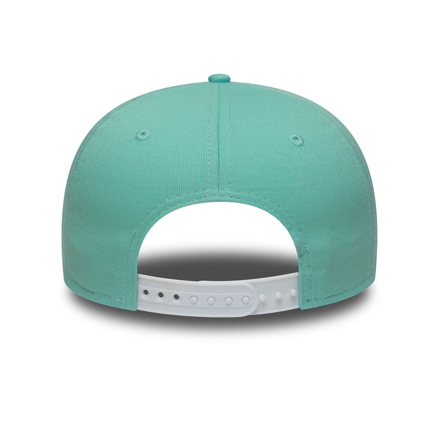 This is a New Era Turquoise Retro Crown 9FIFTY Snapback Adjustable Cap 6