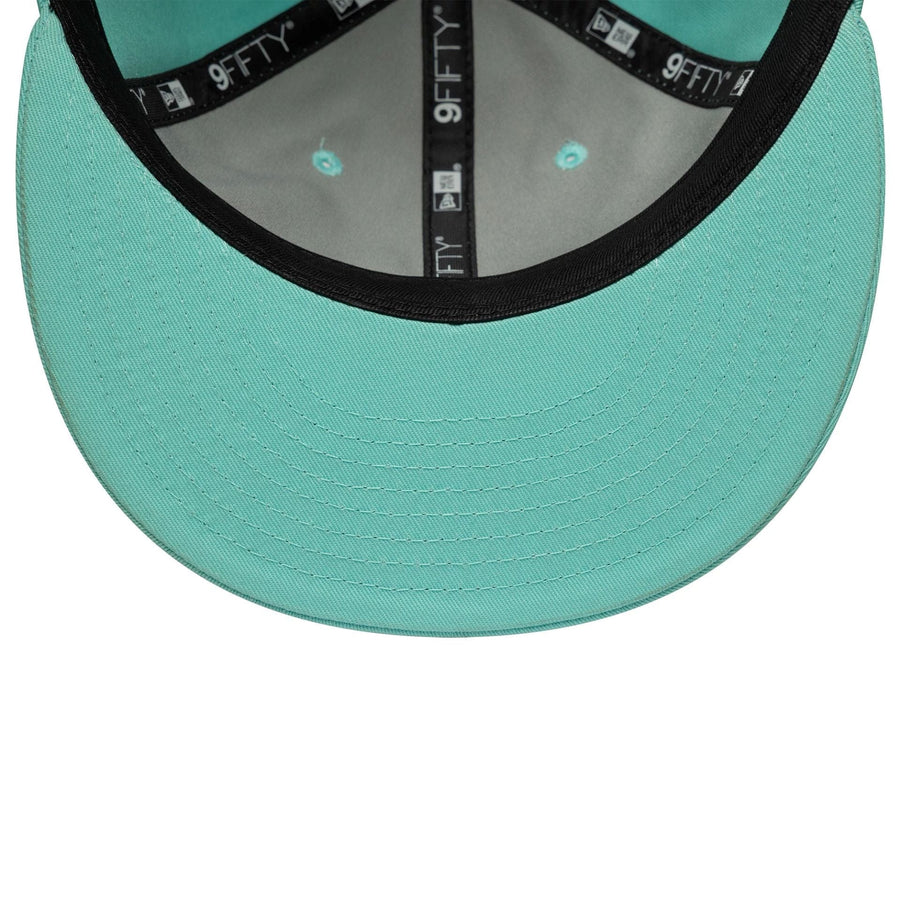 This is a New Era Turquoise Retro Crown 9FIFTY Snapback Adjustable Cap 7