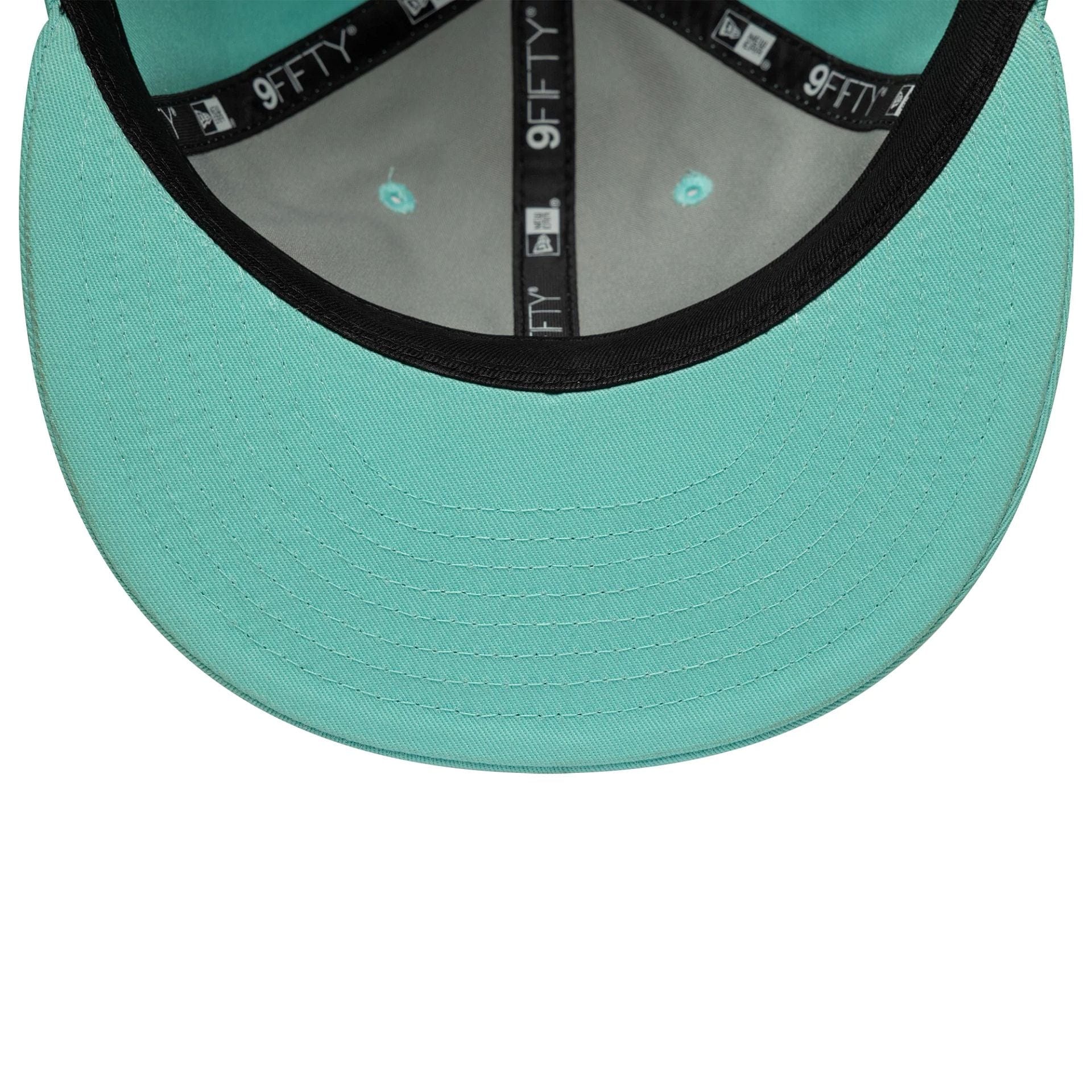 This is a New Era Turquoise Retro Crown 9FIFTY Snapback Adjustable Cap 7