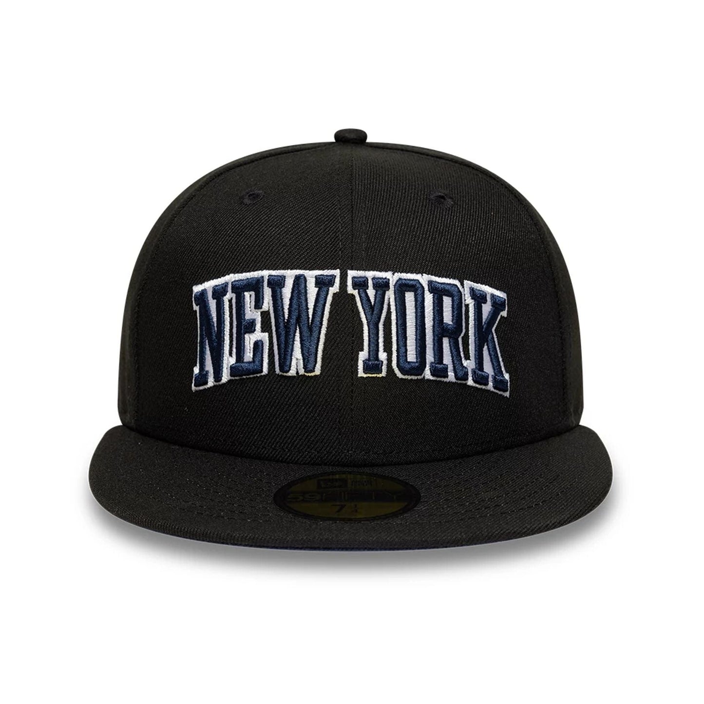 This is a New Era New York Black 59FIFTY Fitted Cap 3