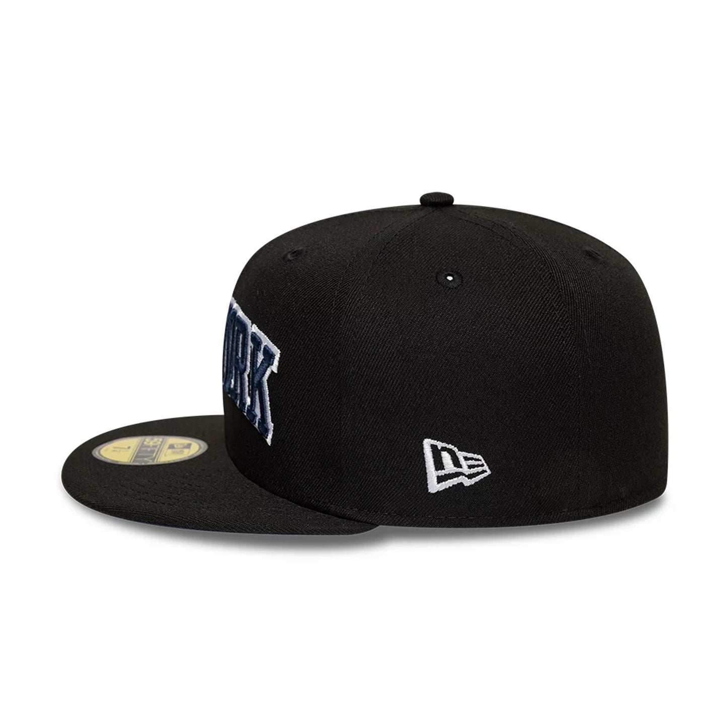 This is a New Era New York Black 59FIFTY Fitted Cap 6