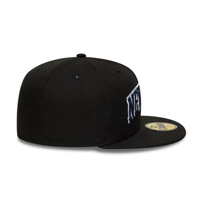 This is a New Era New York Black 59FIFTY Fitted Cap 7