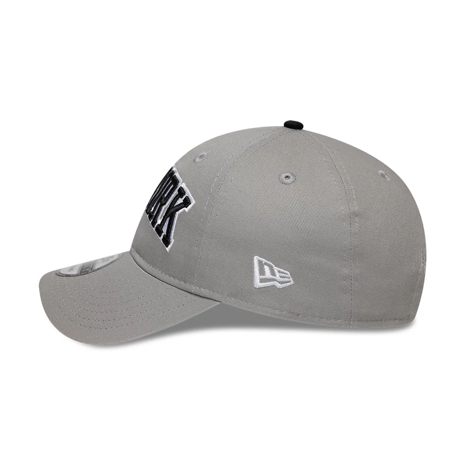 This is a New Era New York Grey 9TWENTY Adjustable Cap 5