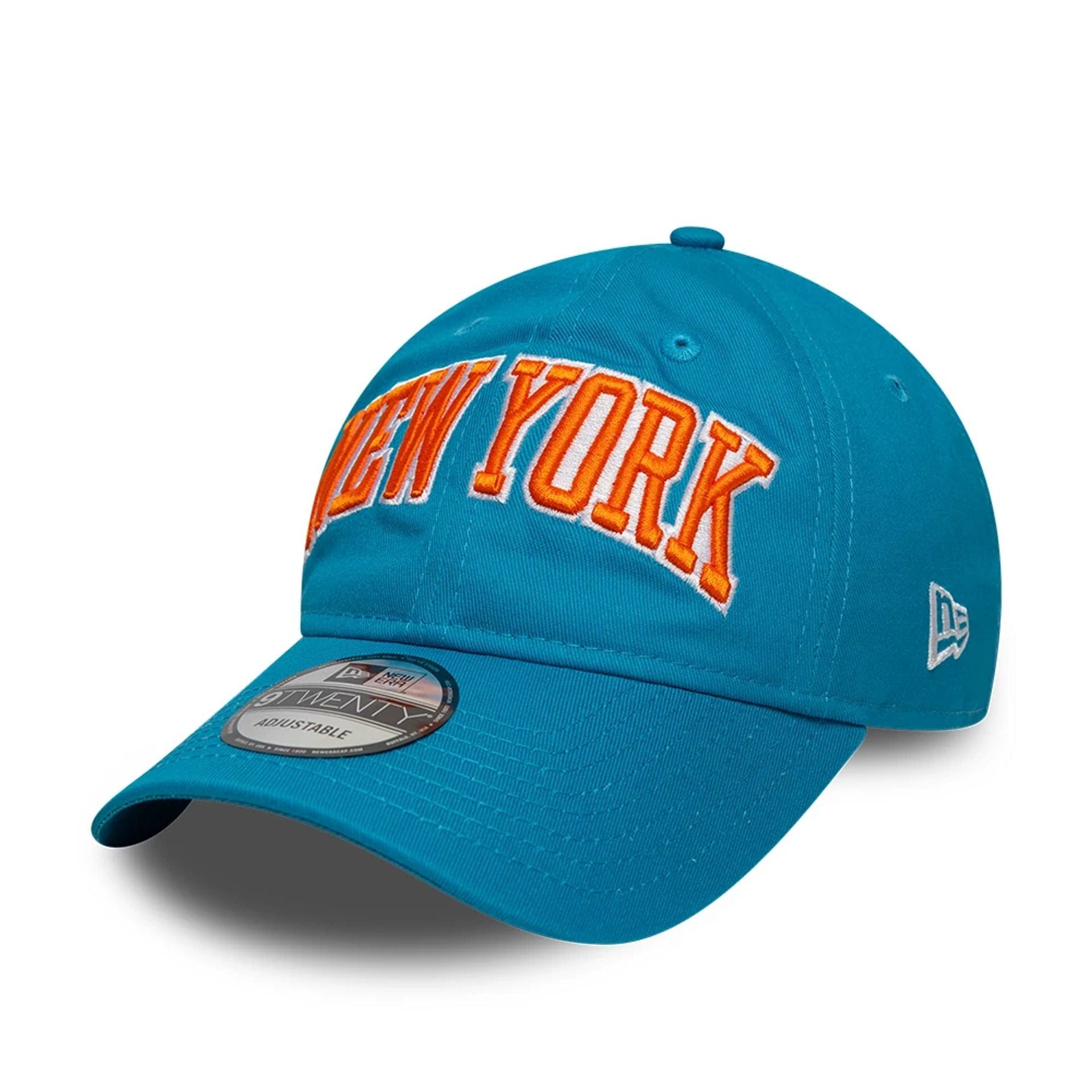 This is a New Era New York Bright Blue 9TWENTY Adjustable Cap 1