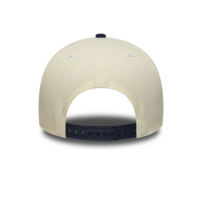 This is a Chicago White Sox MLB Chrome Blue Contrast Cream 9FORTY A-Frame Adjustable Cap 7