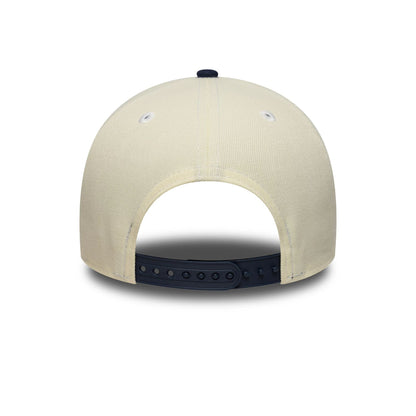 This is a Chicago White Sox MLB Chrome Blue Contrast Cream 9FORTY A-Frame Adjustable Cap 7