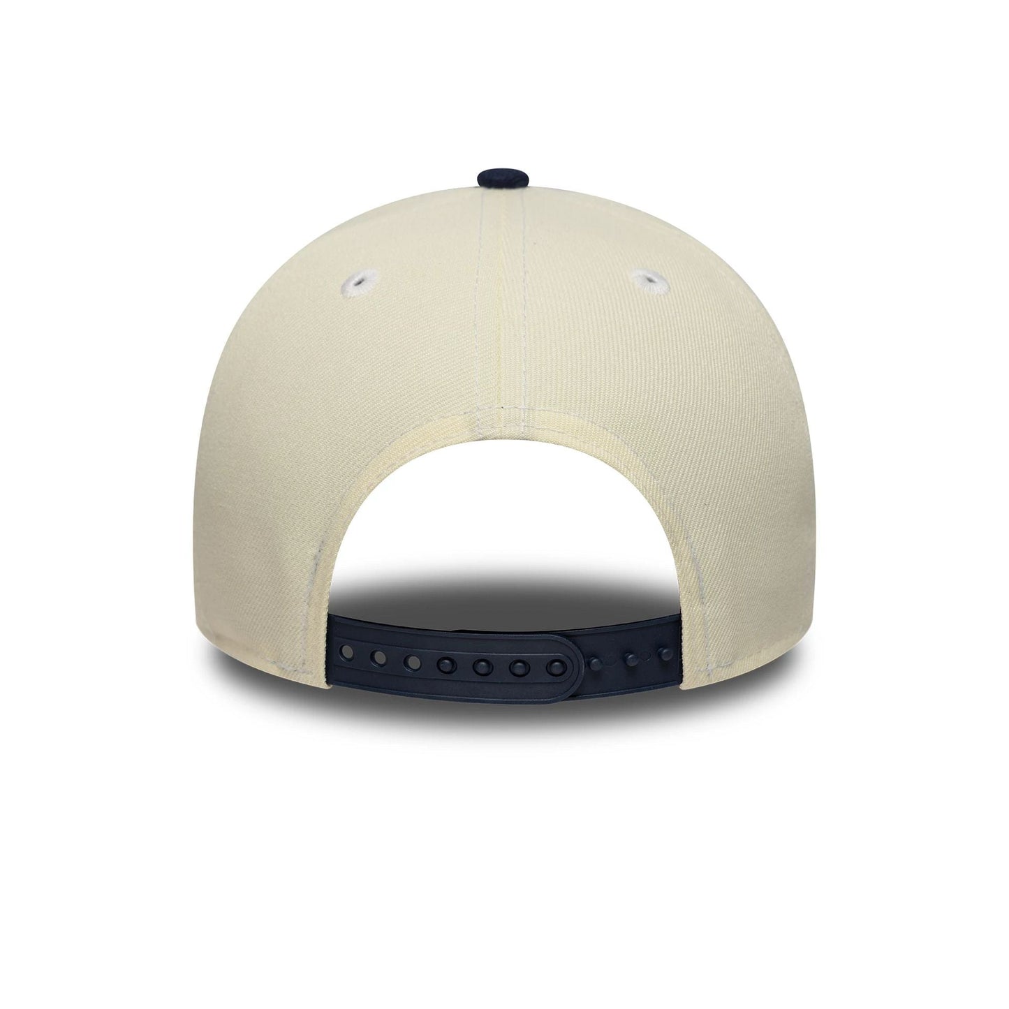 This is a LA Dodgers MLB Chrome Blue Contrast Cream 9FORTY A-Frame Adjustable Cap 7