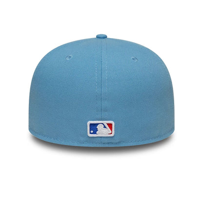 Pictured is this MLB Chicago White Sox 59FIFTY Fitted cap in pastel blue. 5