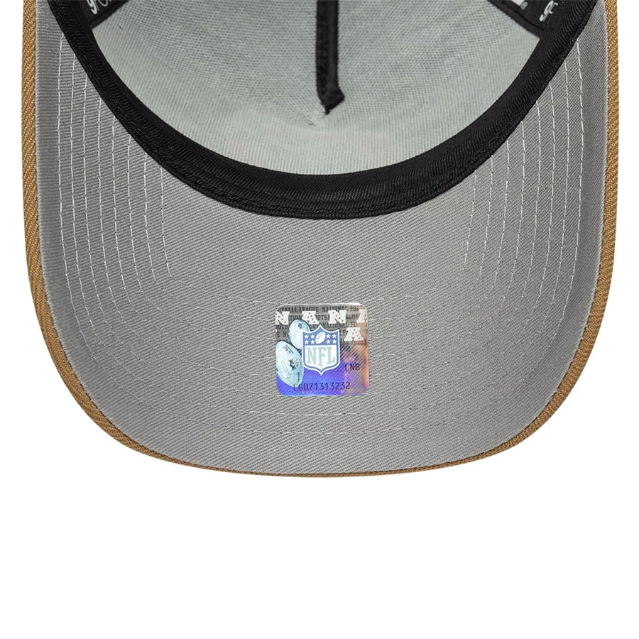 This is a Miami Dolphins NFL Black 9FORTY A-Frame Adjustable Cap 2