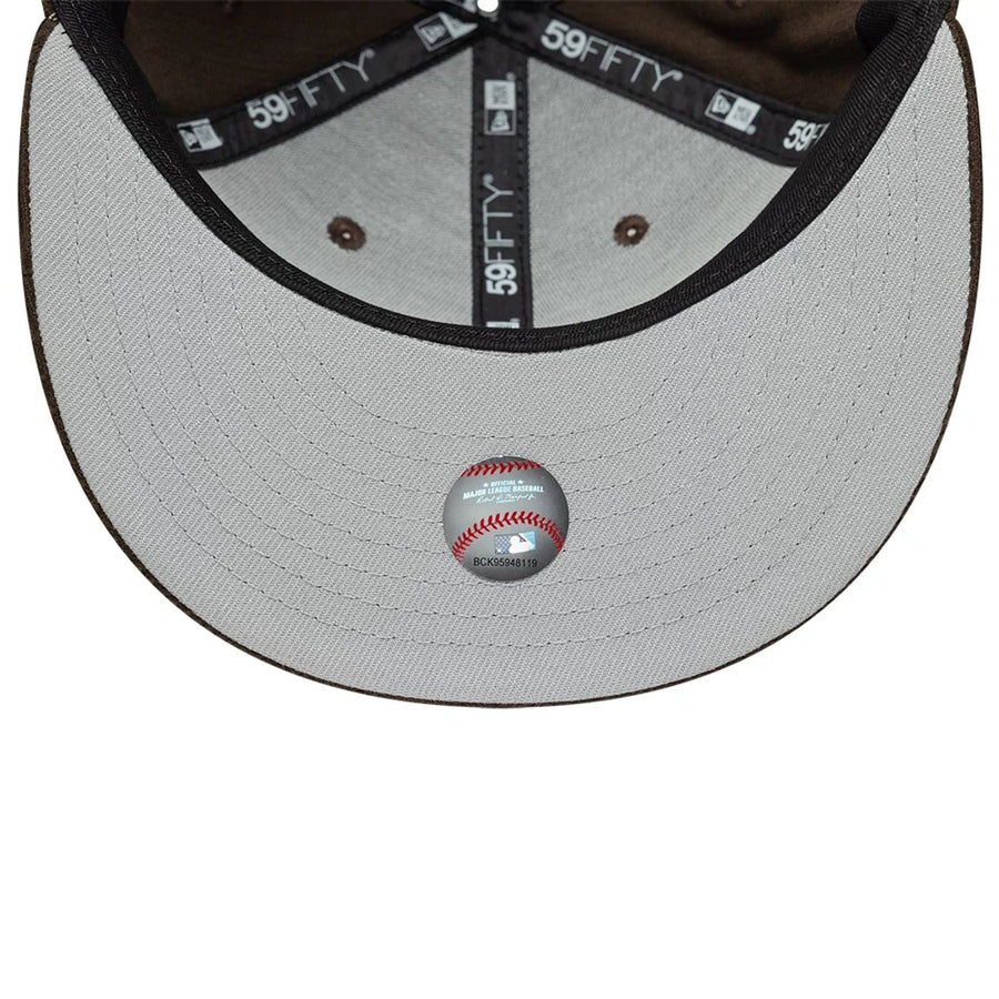 This is a New York Yankees MLB Brown 59FIFTY Fitted Cap 2
