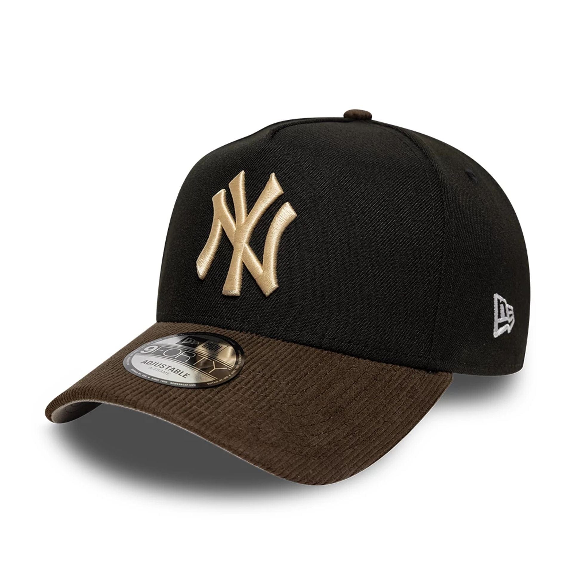 This is a New York Yankees MLB Black 9FORTY A-Frame Adjustable Cap 1