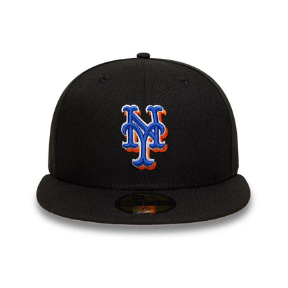 This is a New York Mets MLB Black 59FIFTY Fitted Cap 3