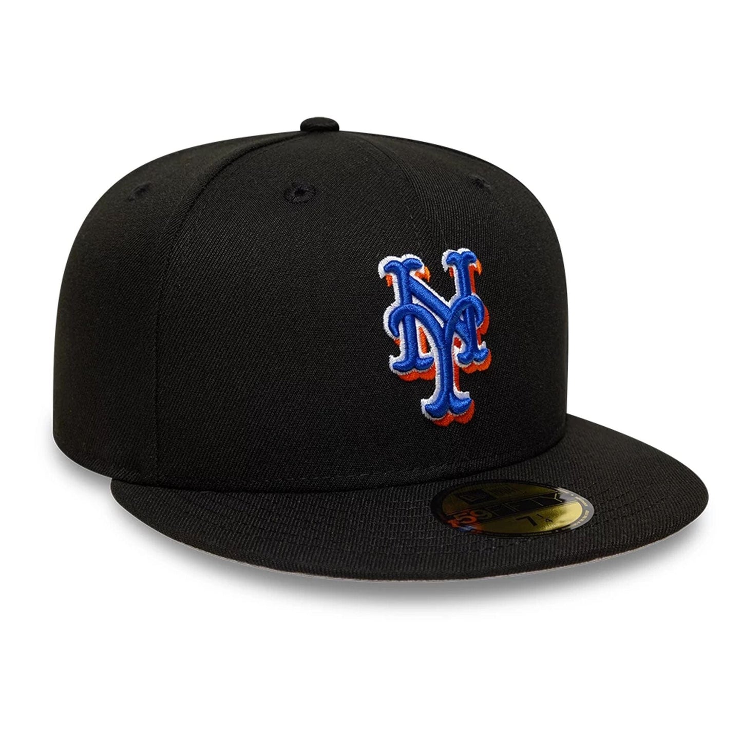 This is a New York Mets MLB Black 59FIFTY Fitted Cap 4